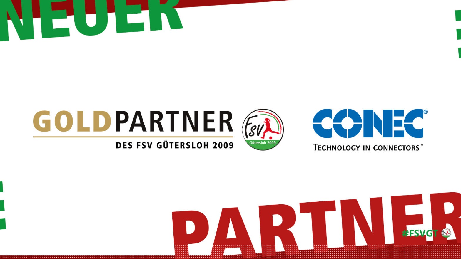 CONEC wird neuer „Gold Partner“ des FSV Gütersloh. (Bild: FSV Gütersloh 2009)