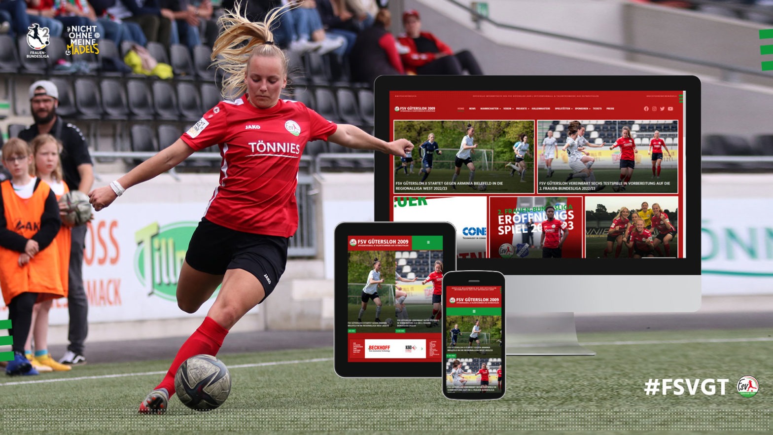 FSV Gütersloh launcht eine neue offizielle Internetseite. (Foto: Marina Brüning / FSV Gütersloh 2009)