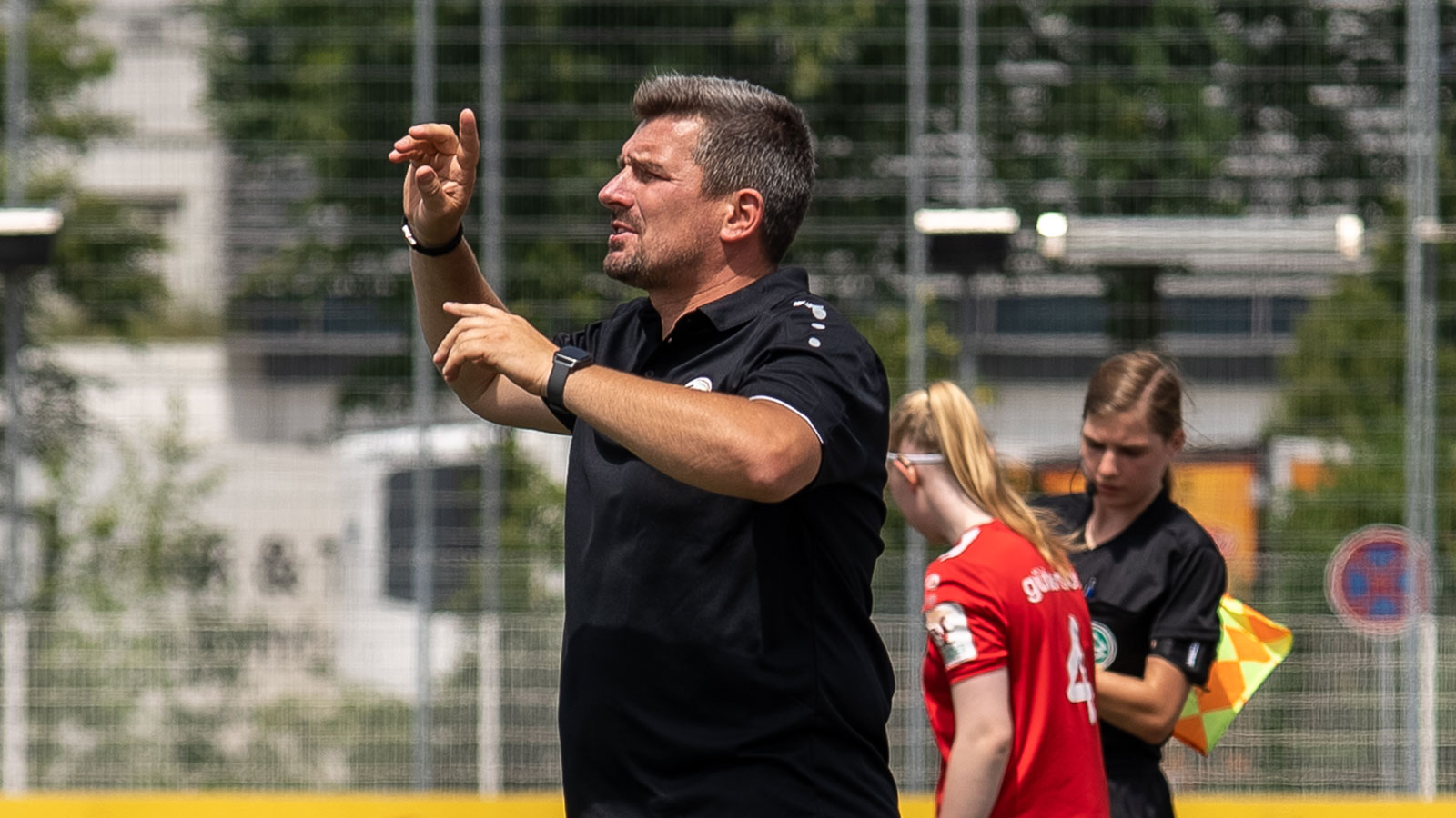 FSV U-17 Cheftrainer Christian Franz-Pohlmann. (Foto: Dennis Seelige / FSV Gütersloh 2009)