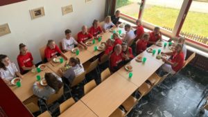 Die U-16 des FSV im Trainingslager in Bad Driburg. (Foto: Anna Pätzmann / FSV Gütersloh 2009)