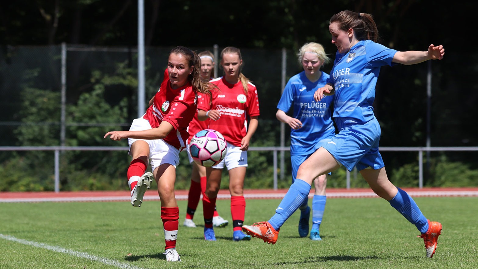 Die U-16 des FSV Gütersloh konnte im Testspiel gegen die 1. Mannschaft des SC Wiedenbrück überzeugen. (Foto: Marina Brüning / FSV Gütersloh 2009)