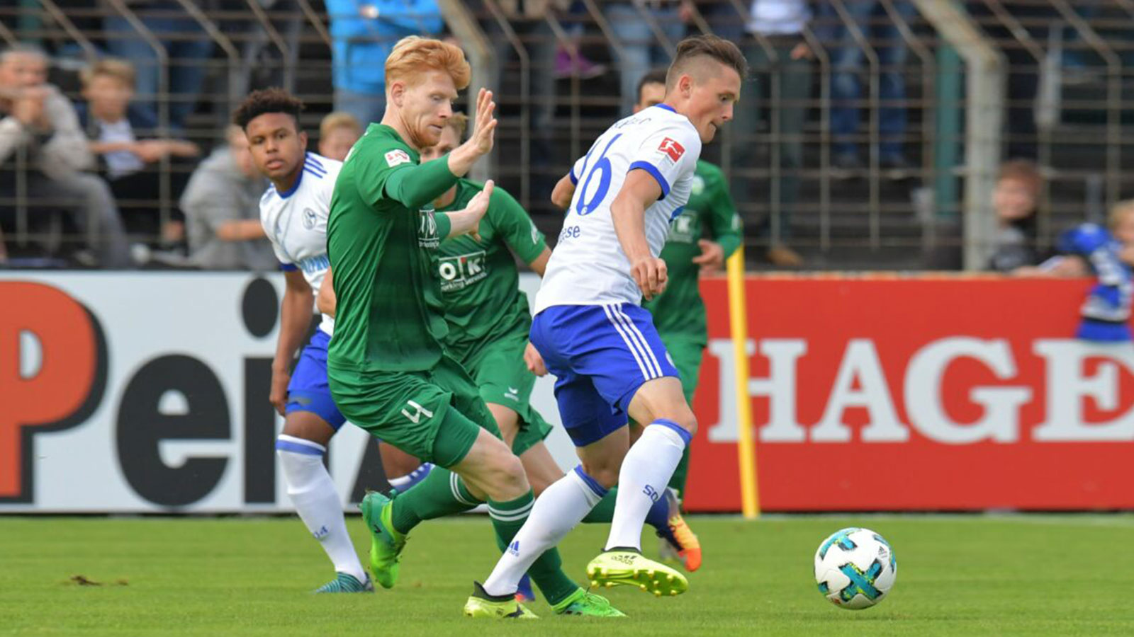 Der FC Gütersloh empfängt den Bundesligisten FC Schalke 04 zu einem Freundschaftsspiel. (Foto: Jens Dünhölter)