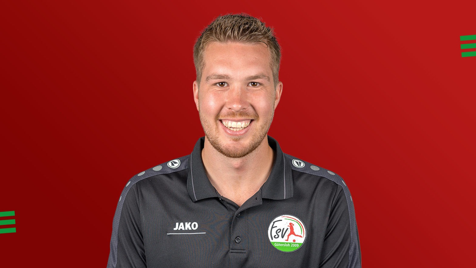 FSV U-16 Trainer Noah Henneböhle (Foto: Boris Kessler / FSV Gütersloh 2009)