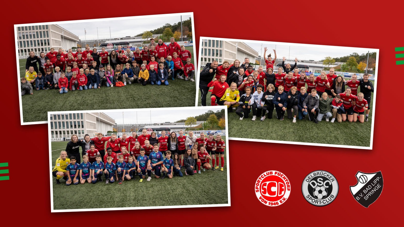 Zu Gast beim FSV Gütersloh: Die Jugendmannschaften des SC Füchtorf, des BV Bad Lippspringe und des Delbrücker SC. (Fotos: Dennis Seelige / FSV Gütersloh 2009)