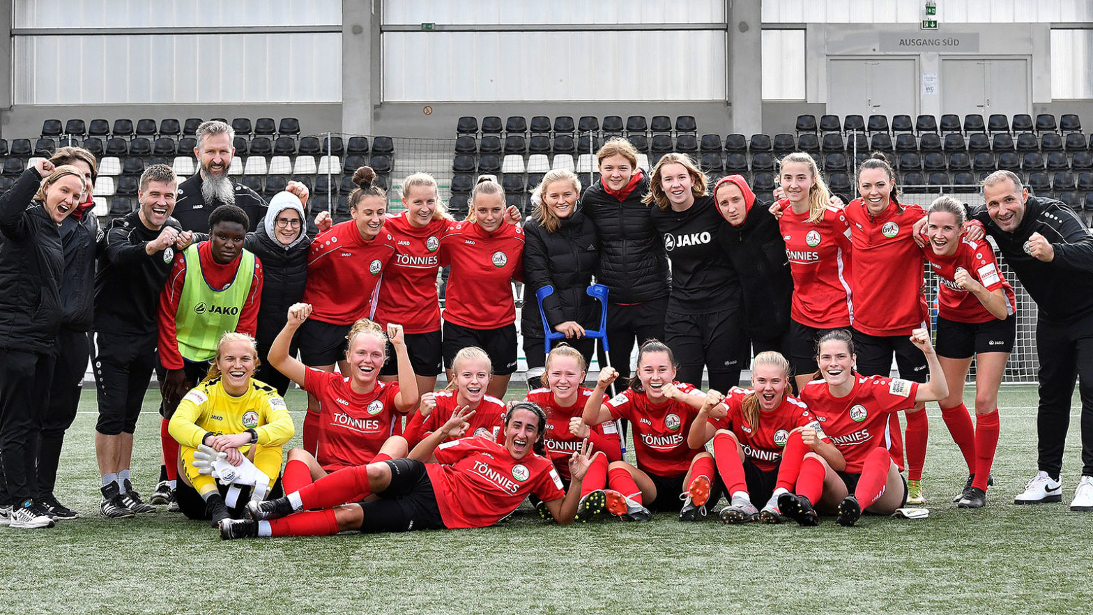 Drei Sieg und ein Unentschieden nach vier Spielen in der 2. Frauen-Bundesliga 2022/23. (Foto: Jürgen Rollié / Die Glocke / FSV Gütersloh 2009)