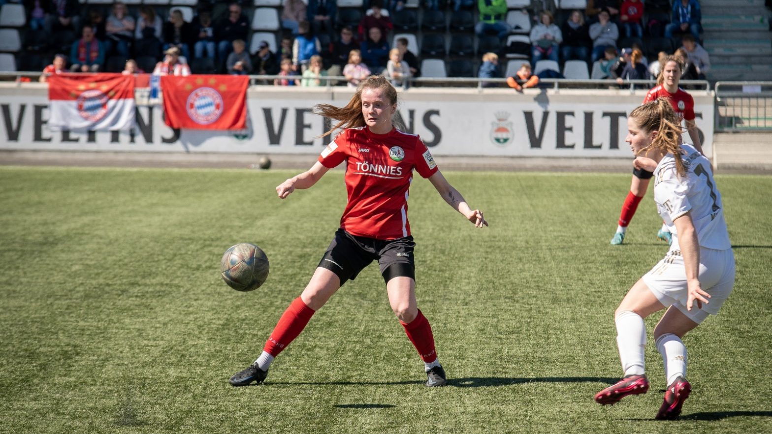 Jacqueline Baumgärtel war gegen den FC Bayern München II erneut erfolgreich. (Foto: Dennis Seelige / FSV Gütersloh 2009)