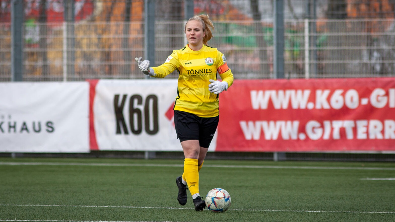 FSV-Kapitänin Sarah Rolle ist ein sicherer Rückhalt. (Foto: Dennis Seelige / FSV Gütersloh 2009)