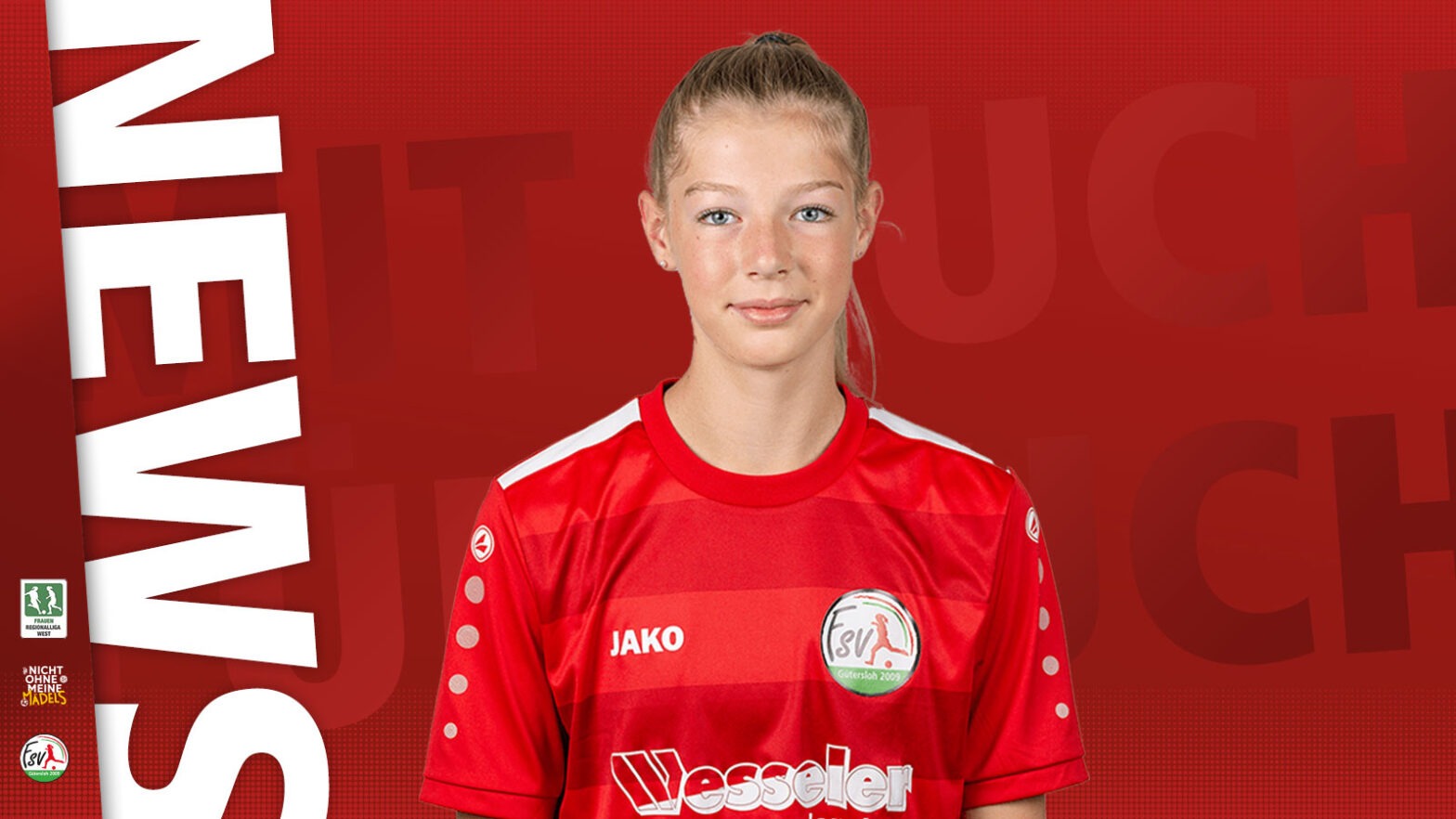 Ein wichtige Säule unserer U-16 Mannschaft: Lara Mehn (Foto: FSV Gütersloh 2009)