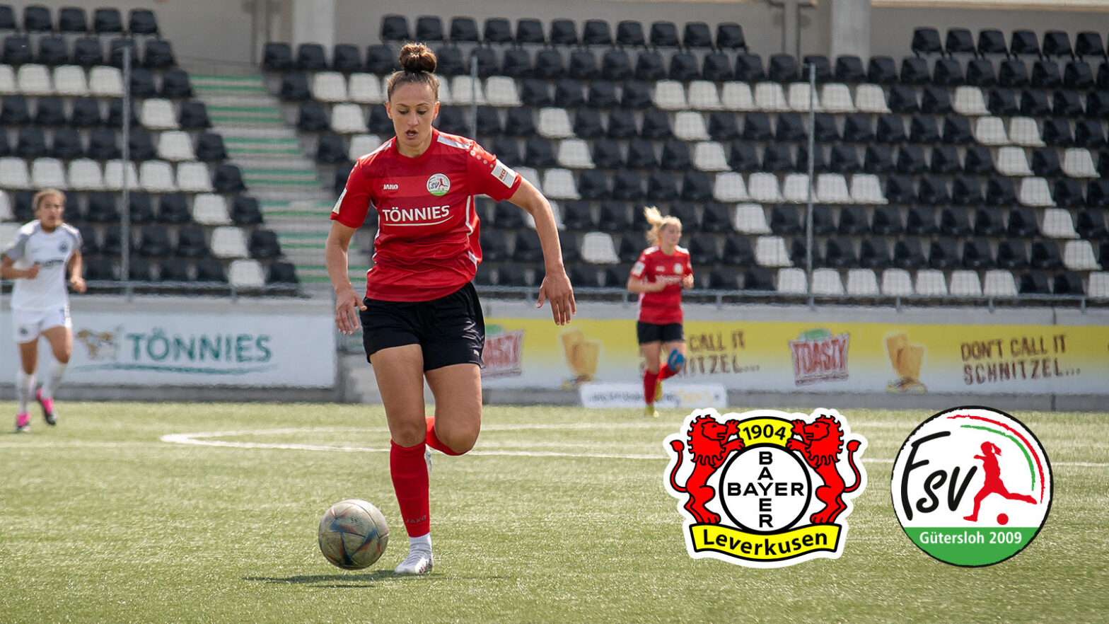 Shpresa Aradini und der FSV Gütersloh treffen am 5. August auf Bayer 04 Leverkusen. (Foto: Dennis Seelige / FSV Gütersloh 2009)