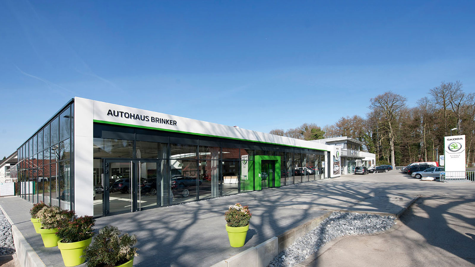 Die Zentrale des Autohaus Brinker in Gütersloh-Isselhorst. (Foto: Autohaus Brinker)