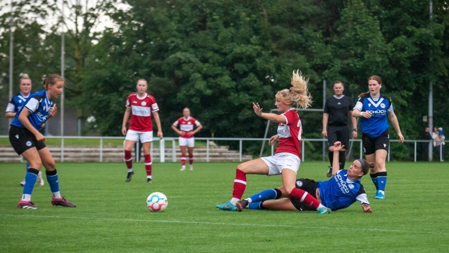 Maren Tellenbröker im Testspiel gegen den DSC Arminia Bielefeld. (Foto: Dennis Seelige / FSV Gütersloh 2009)