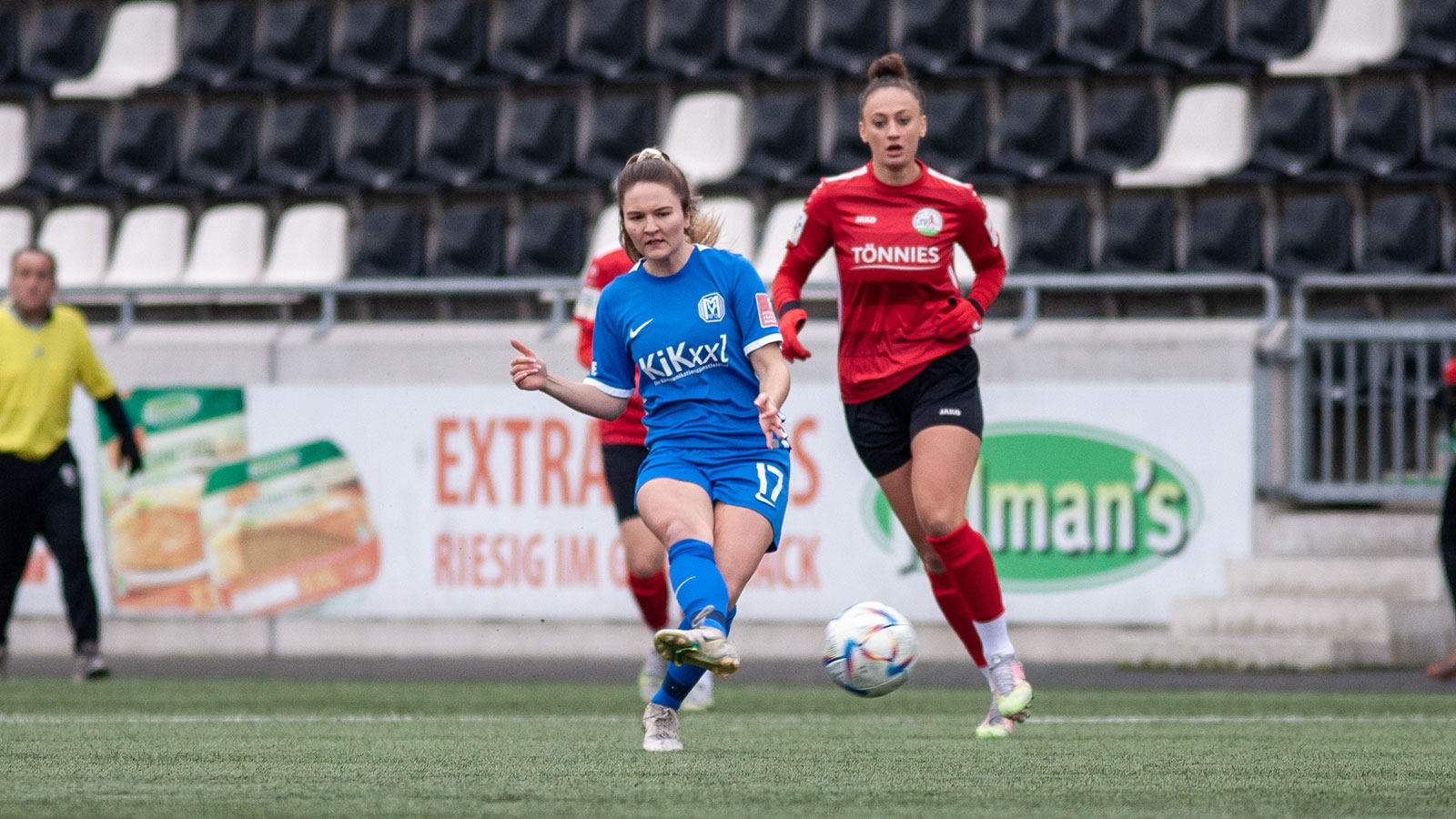 Ex-FSV-Mittelfeldspielerin Noreen Günnewig im Trikot des SV Meppen. (Foto: Dennis Seelige / FSV Gütersloh 2009)