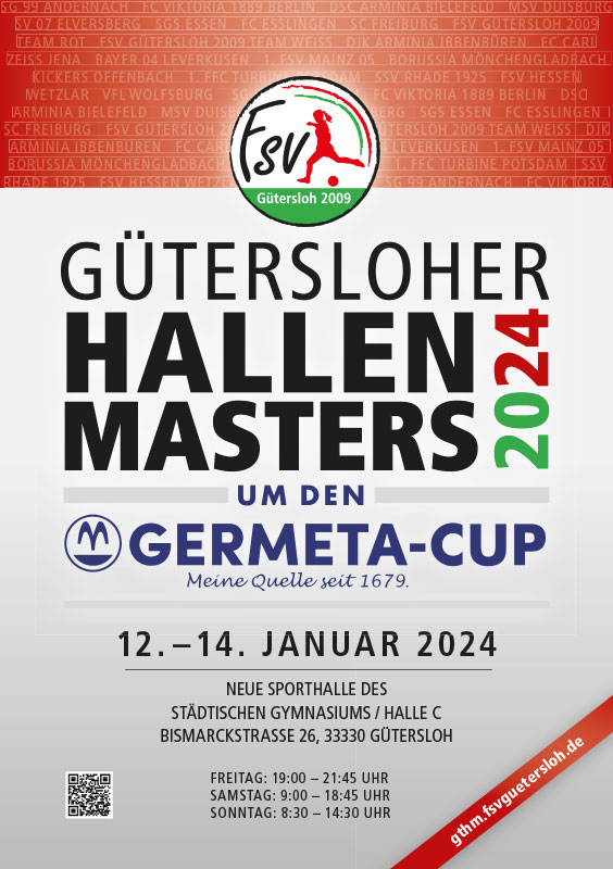 Turniermagazin - Gütersloher Hallenmasters 2024 um den Germeta-Cup