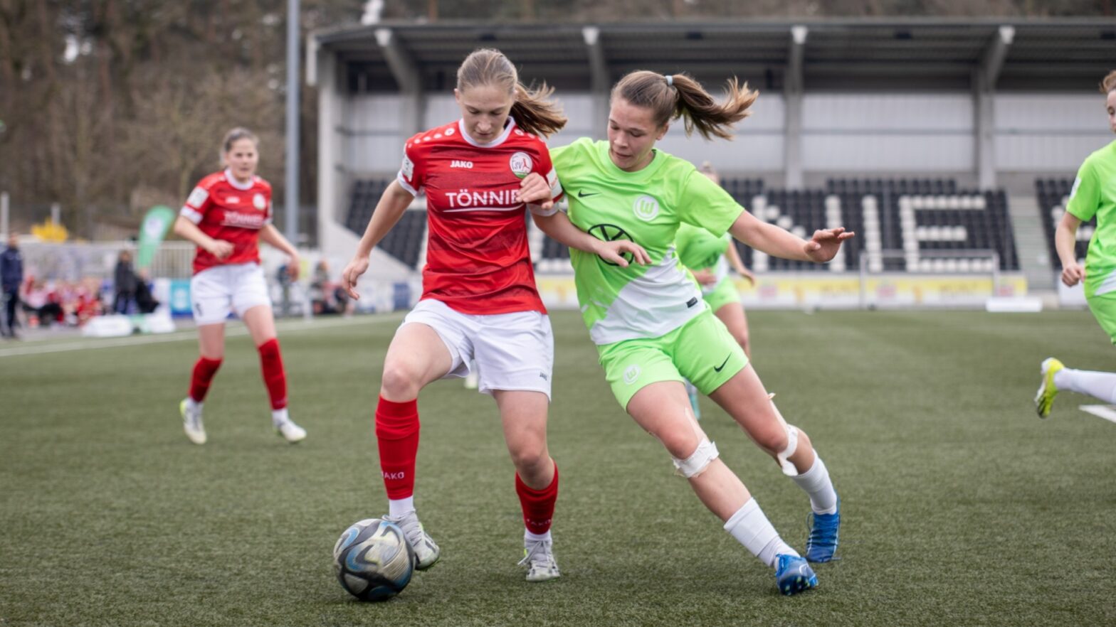 Finja Kappmeier im Zweitligaduell gegen den VfL Wolfsburg II. (Foto: Dennis Seelige / FSV Gütersloh 2009)
