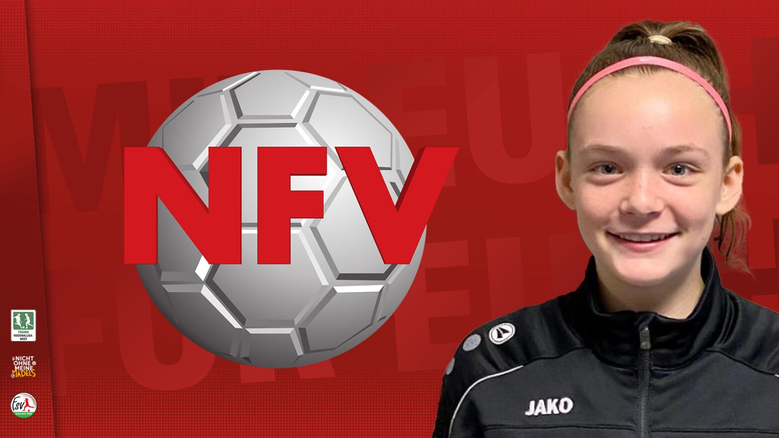 Niedersächsischer Fußball-Verband (NFV) nominiert FSV-Nachwuchstalent Lina Winter. (Foto: FSV Gütersloh 2009)