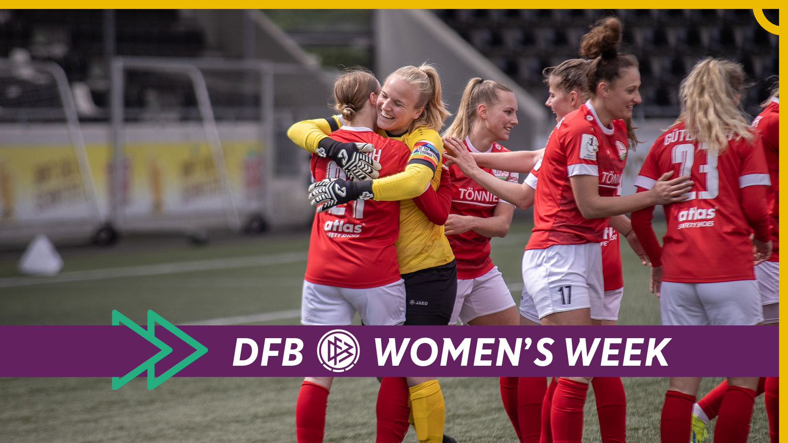 Die zweite Auflage der DFB Women's Week läuft vom 3. bis zum 13. Mai 2024. (Foto: Dennis Seelige / FSV Gütersloh 2009)