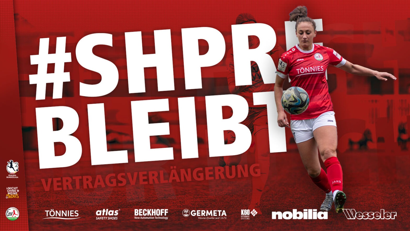 Shpresa Aradini wird auch in Zukunft für den FSV Gütersloh auflaufen. (Foto: FSV Gütersloh 2009)