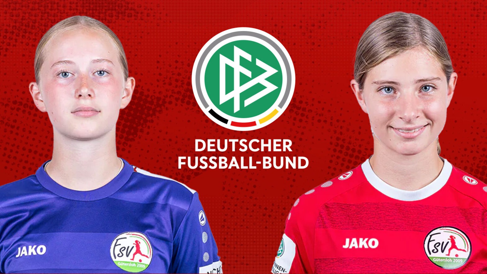 FSV-Talente Linna Hermsmeier und Hannah Leßner. (Foto: FSV Gütersloh 2009)