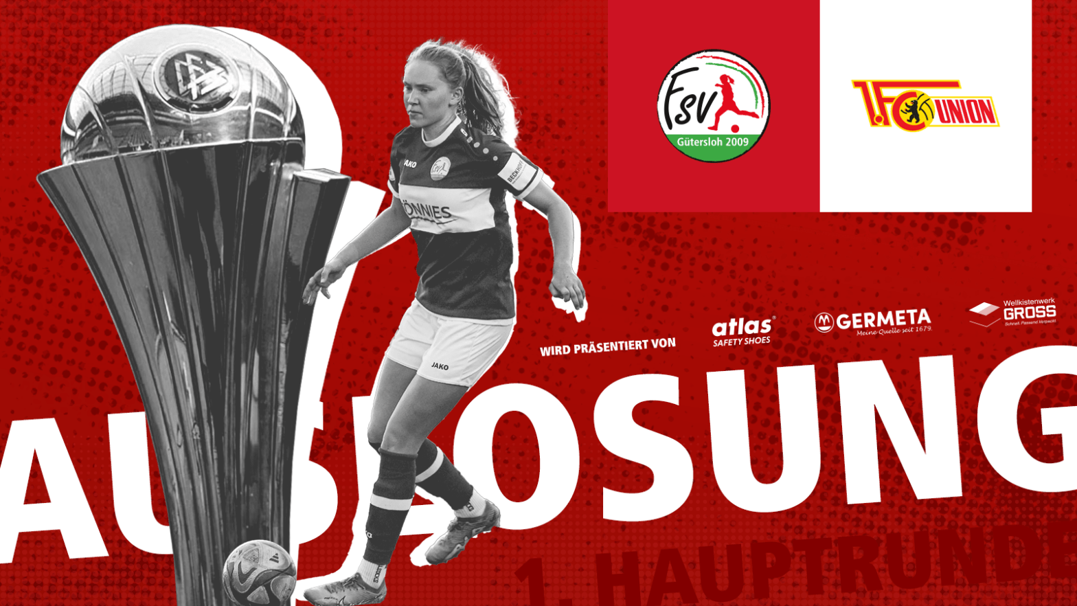 DFB-Pokal der Frauen 2024/24: Der FSV trifft auf Union Berlin.