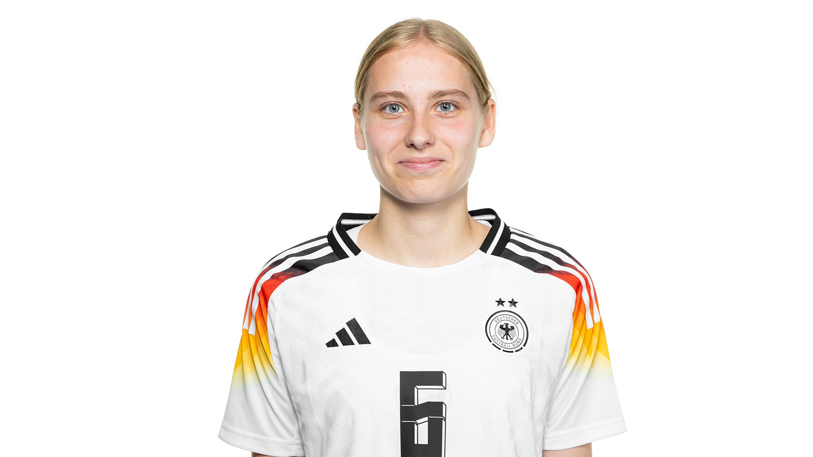 Merle Hokamp wird bei der U19-EM für Deutschland auflaufen. (Foto: Liam S. Curtis Mbella Ngom/DFB)