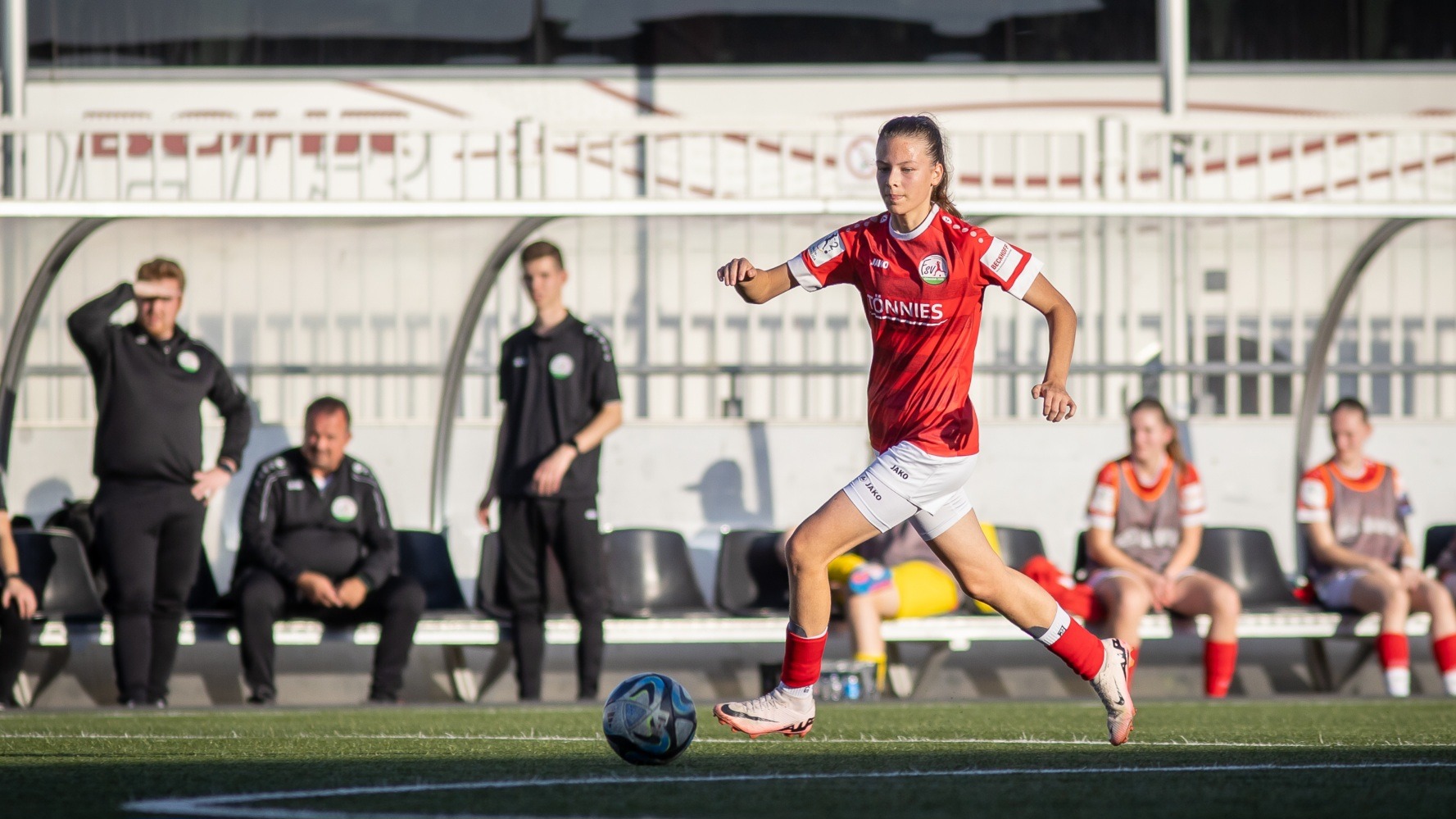 FSV-Nachwuchsspielerin Friederike Ladage (Foto: Dennis Seelige / FSV Gütersloh 2009)