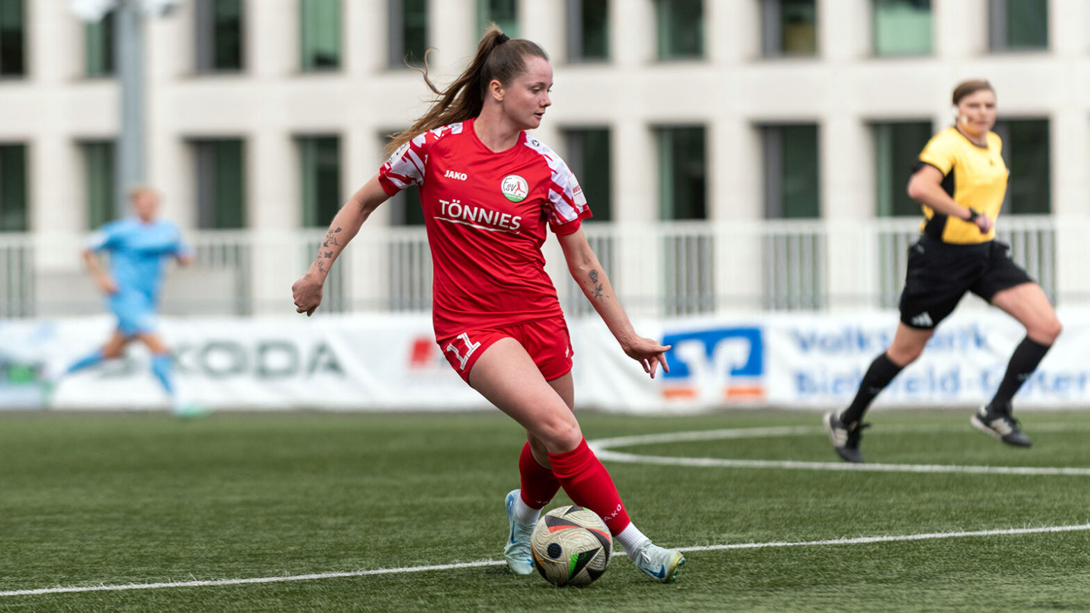 Angreiferin Jacqueline Baumgärtel (Foto: Boris Kessler / FSV Gütersloh 2009)