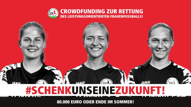 FSV Gütersloh startet Kampagne „Schenk uns eine Zukunft“ – Crowdfunding für den Fortbestand des Frauen- und Mädchenfußballs