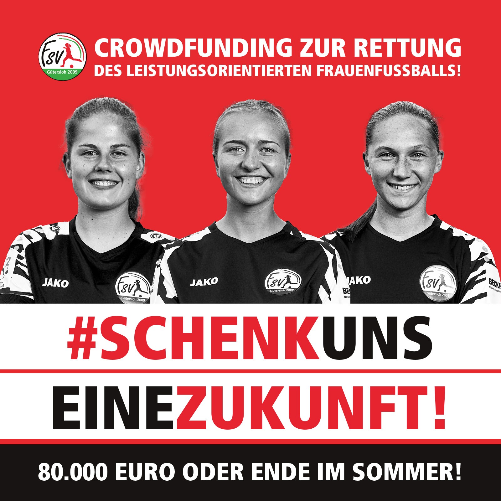 Schenk uns eine Zukunft - 80.000 Euro oder Ende im Sommer!