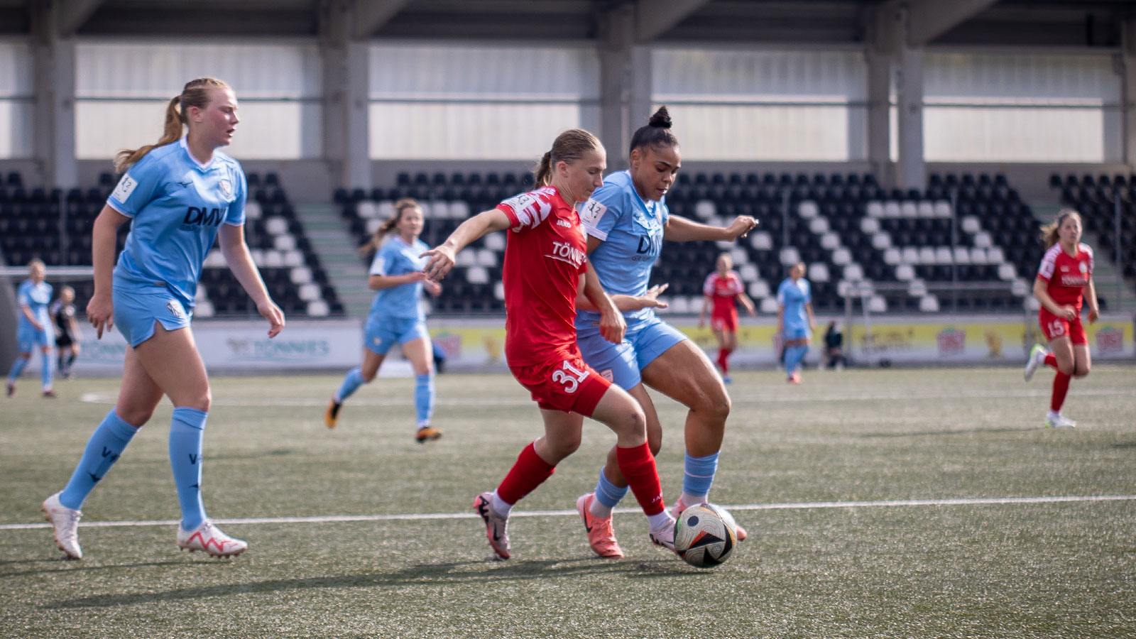 Finja Kappmeier im erfolgreichen Hinrunden-Duell gegen den VfL Bochum. (Foto: Dennis Seelige / FSV Gütersloh 2009)