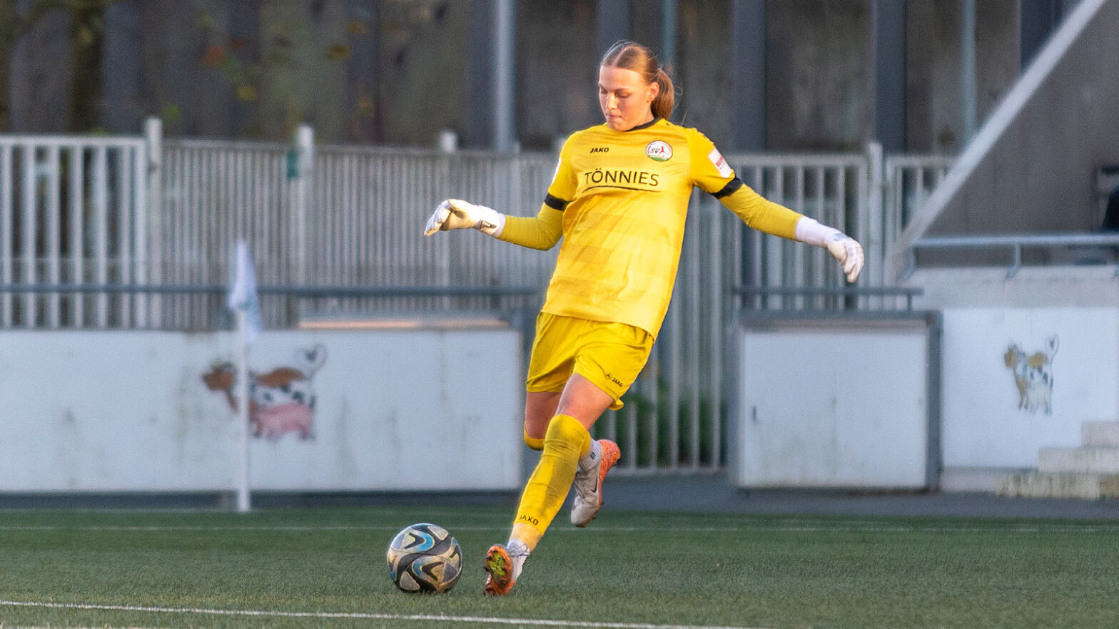FSV-Torhüterin Mirja Kropp (Foto: Dennis Seelige / FSV Gütersloh 2009)