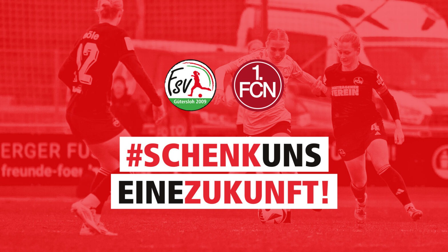 Solidarität unter Zweitligisten: Clubfrauen sammeln Spenden für den FSV Gütersloh. (Foto: FSV Gütersloh 2009)