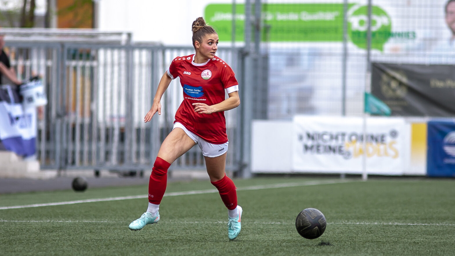 Lea Bartling im Einsatz für das Perspektivteam des FSV. (Foto: Dennis Seelige / FSV Gütersloh 2009)