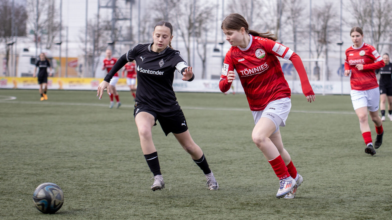 U16-Nationalspielerin Greta Hohensee im Einsatz für die U19 des FSV. (Foto: Dennis Seelige / FSV Gütersloh 2009)