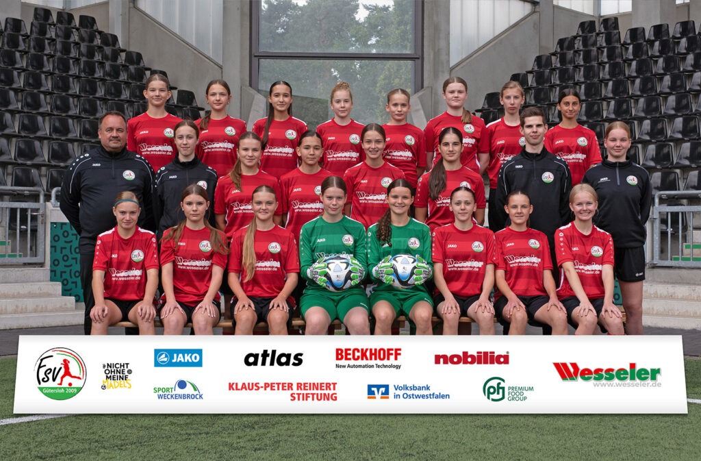 Kader 2025/2026 - B-Juniorinnen-Westfalenliga - FSV Gütersloh 2009
