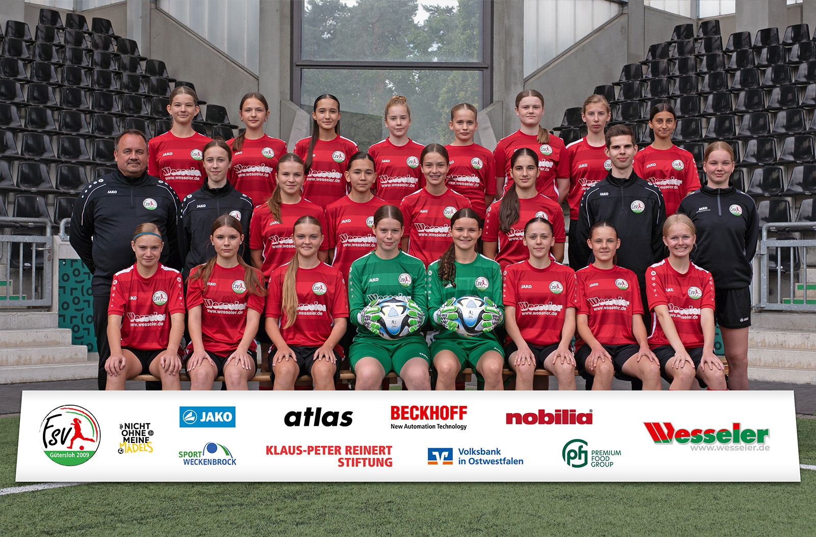 Kader 2025/2026 - B-Juniorinnen-Westfalenliga - FSV Gütersloh 2009