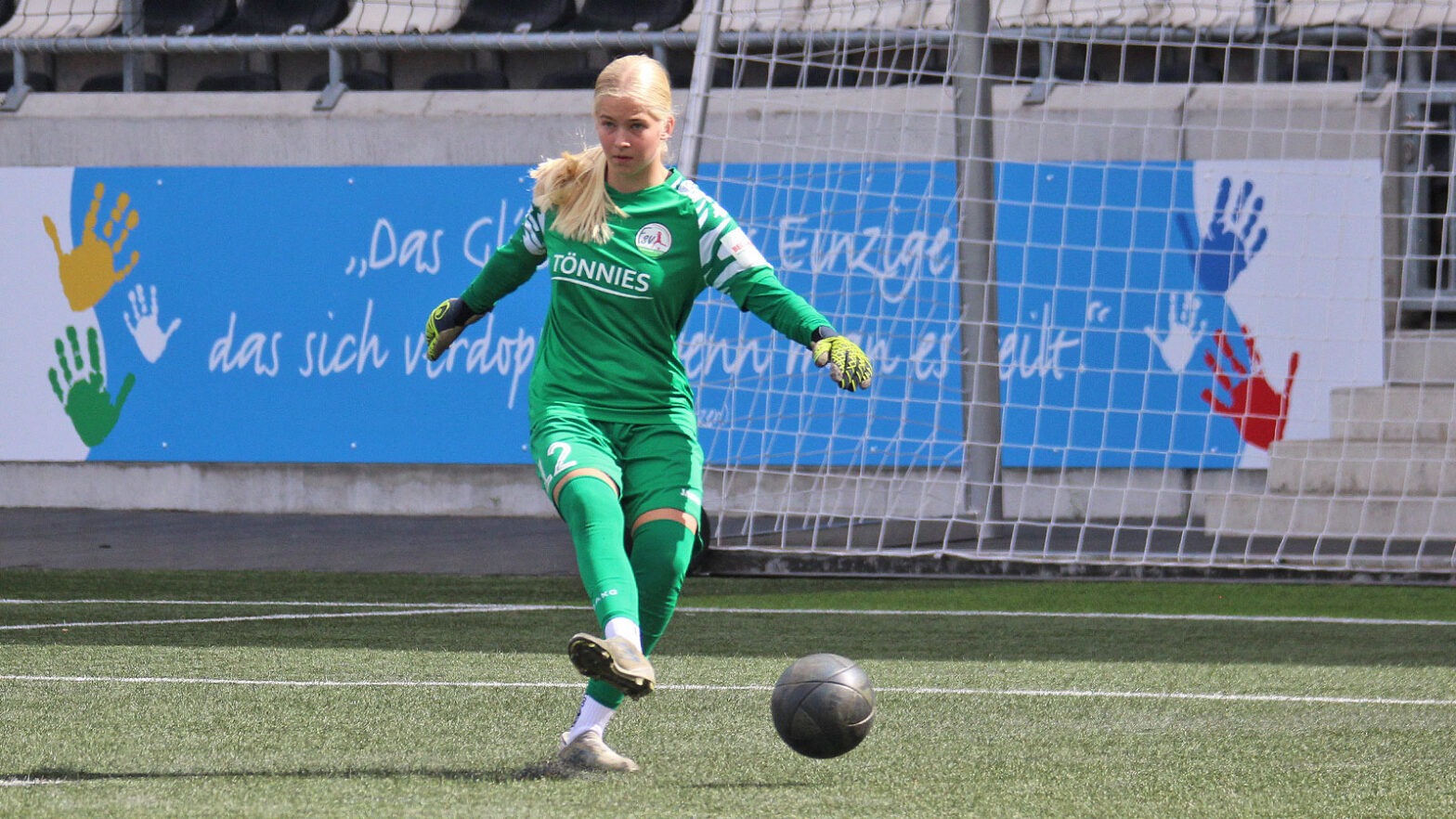FSV-Nachwuchstorhüterin Ylvie Kleimann (Foto: Tina Haag / FSV Gütersloh 2009)