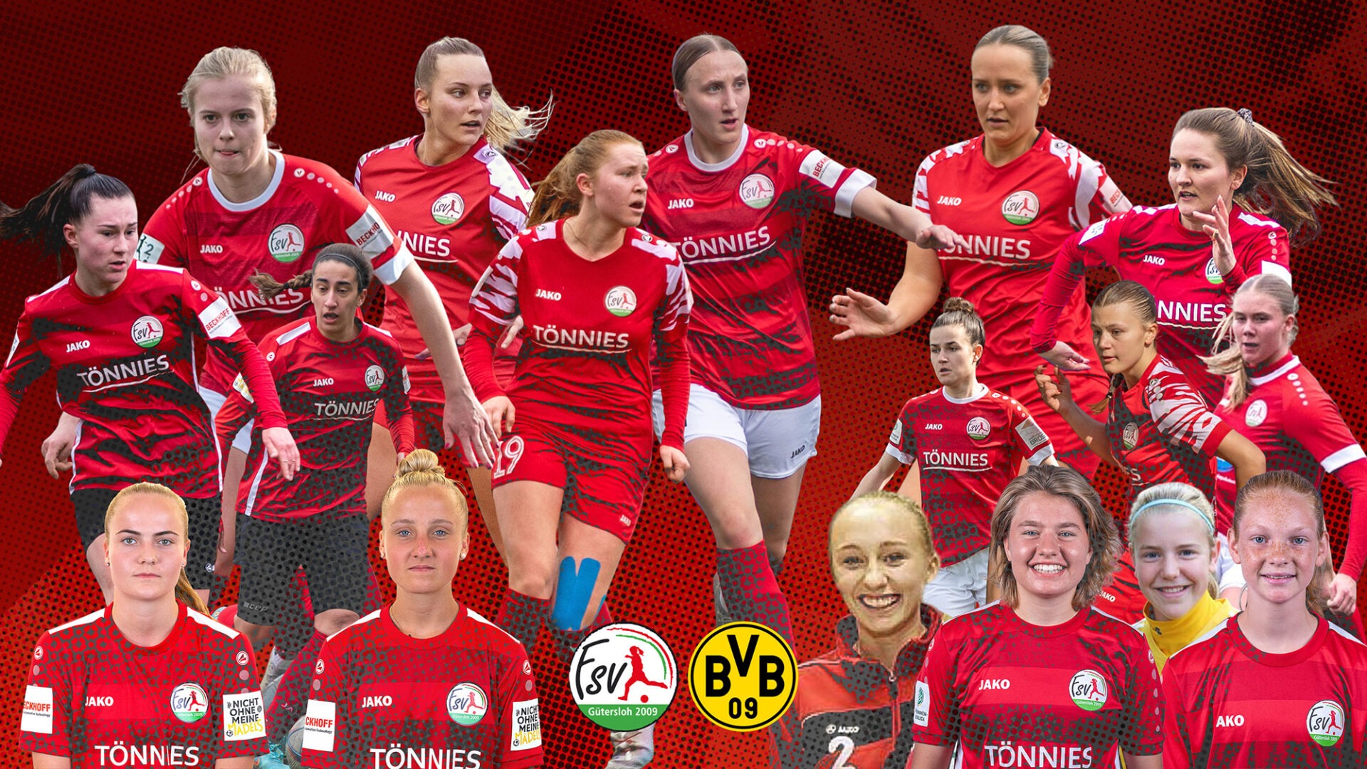 Das Wiedersehen mit ehemaligen FSV-Spielerinnen. (Fotos: FSV Gütersloh 2009)