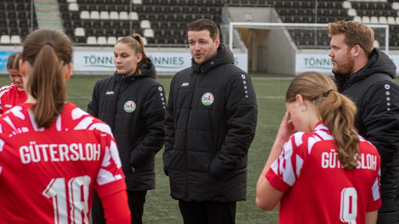 U17-Trainerteam des FSV Gütersloh. (Foto: Boris Kessler / FSV Gütersloh 2009)