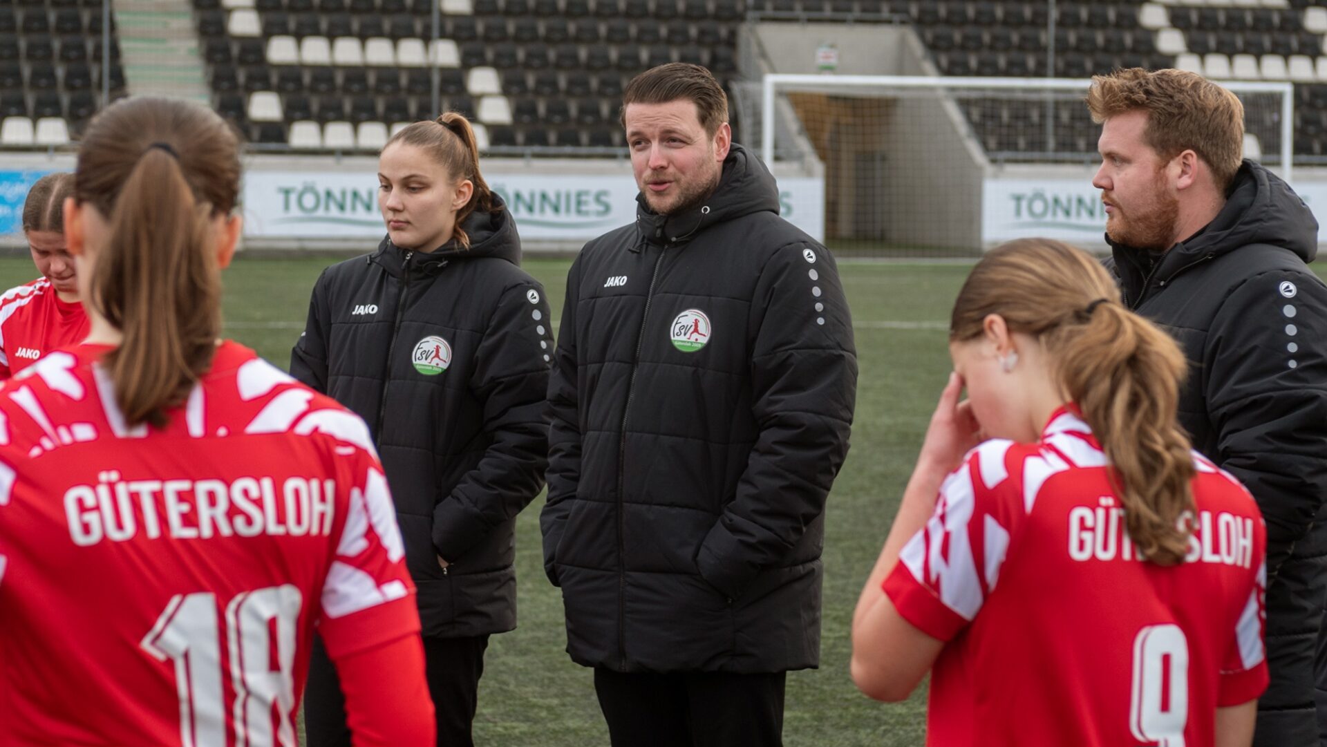 U17-Trainerteam des FSV Gütersloh. (Foto: Boris Kessler / FSV Gütersloh 2009)