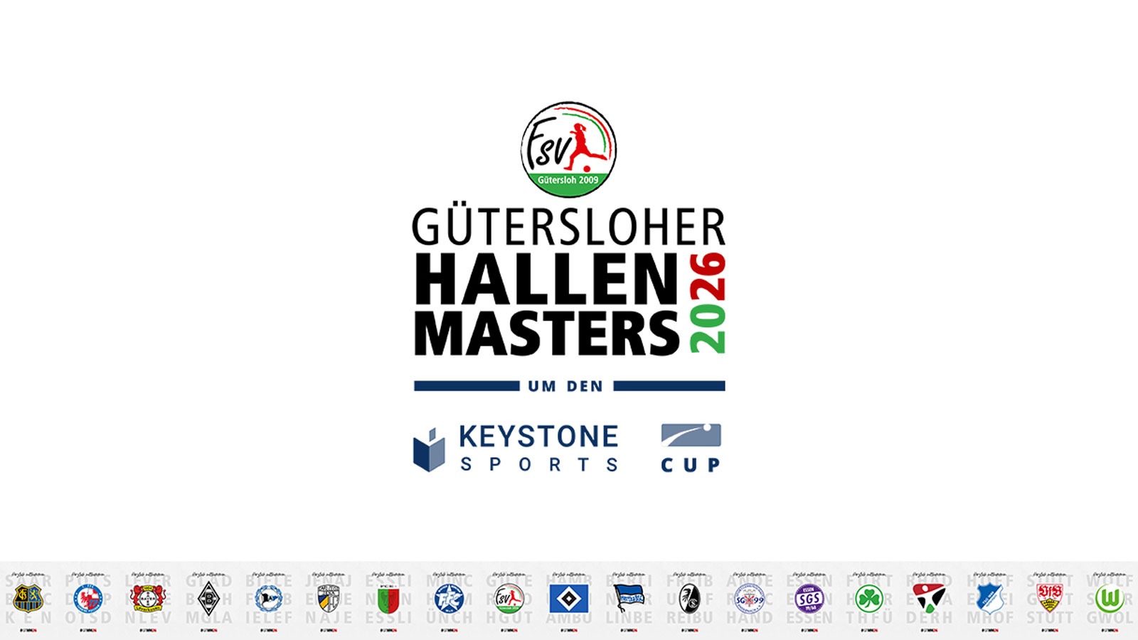 Gütersloher Hallenmasters 2026 um den Keystone Sports Cup