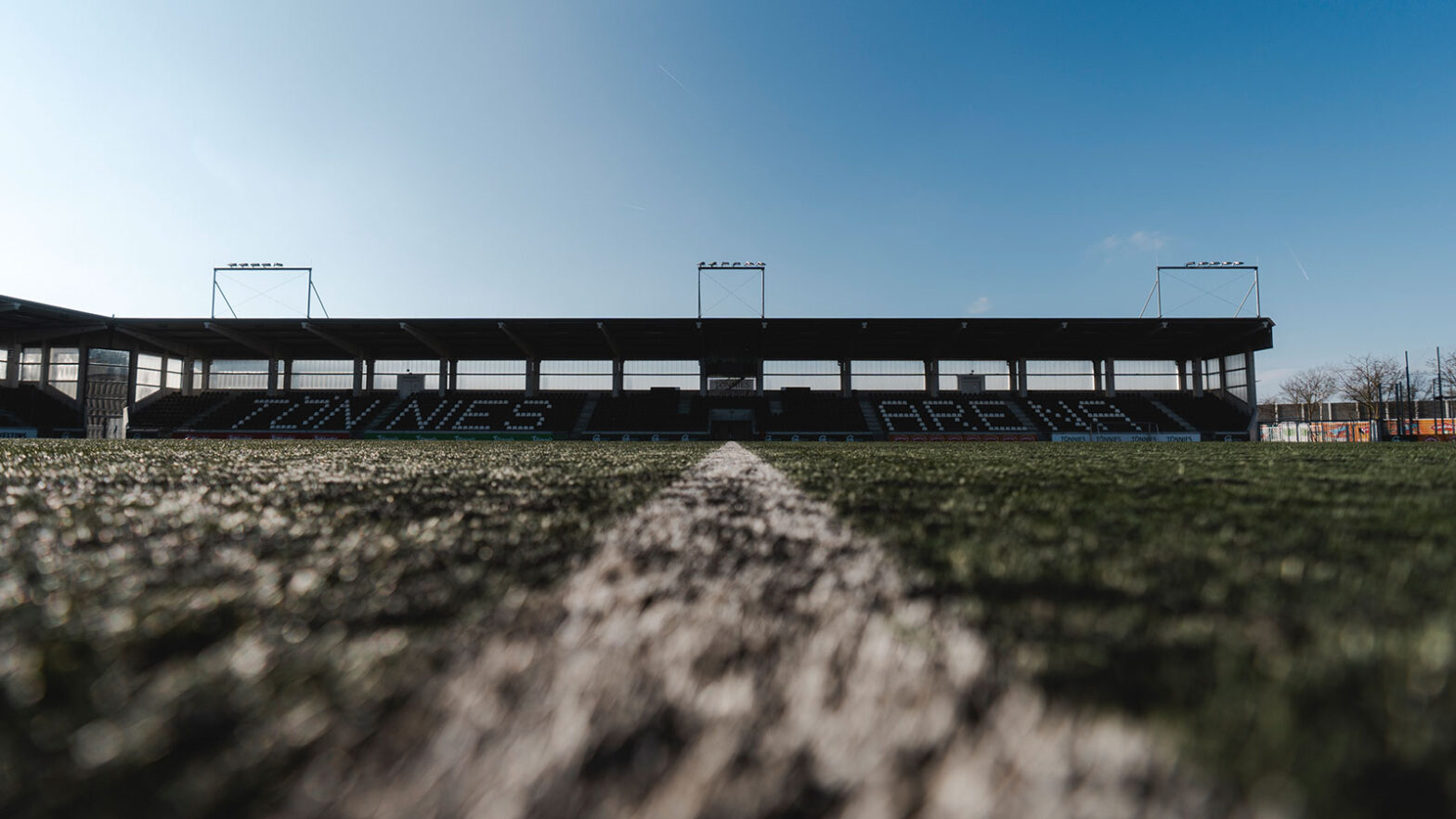 Tönnies-Arena, Heimspielstätte des FSV Gütersloh. (Foto: Fabio Deinert / FSV Gütersloh 2009)