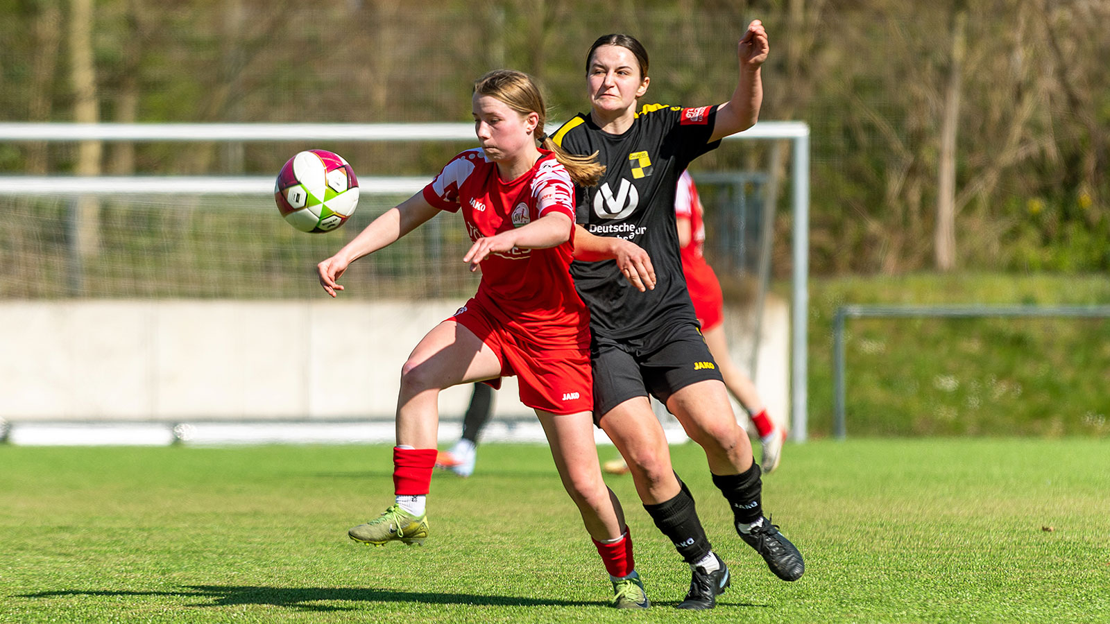 Torschützin Anna-Sophie Schindler im Regionalliga-Duell beim SV Deutz 05. (Foto: Boris Kessler / FSV Gütersloh 2009)
