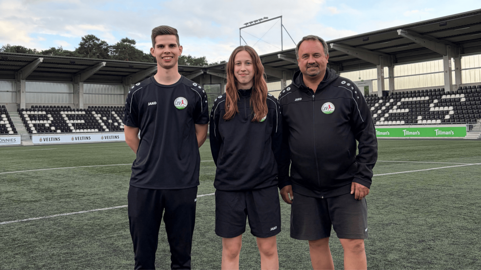 U16-Trainerteam (Steffen Willmann, Lotte Müller, Andreas Weckheuer) des FSV Gütersloh für die Saison 2026/27 (Foto: Sandra Zens / FSV Gütersloh 2009)