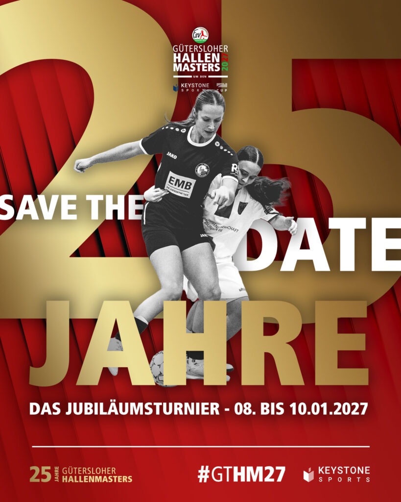 Gütersloher Hallenmasters 2027 um den Keystone Sports Cup